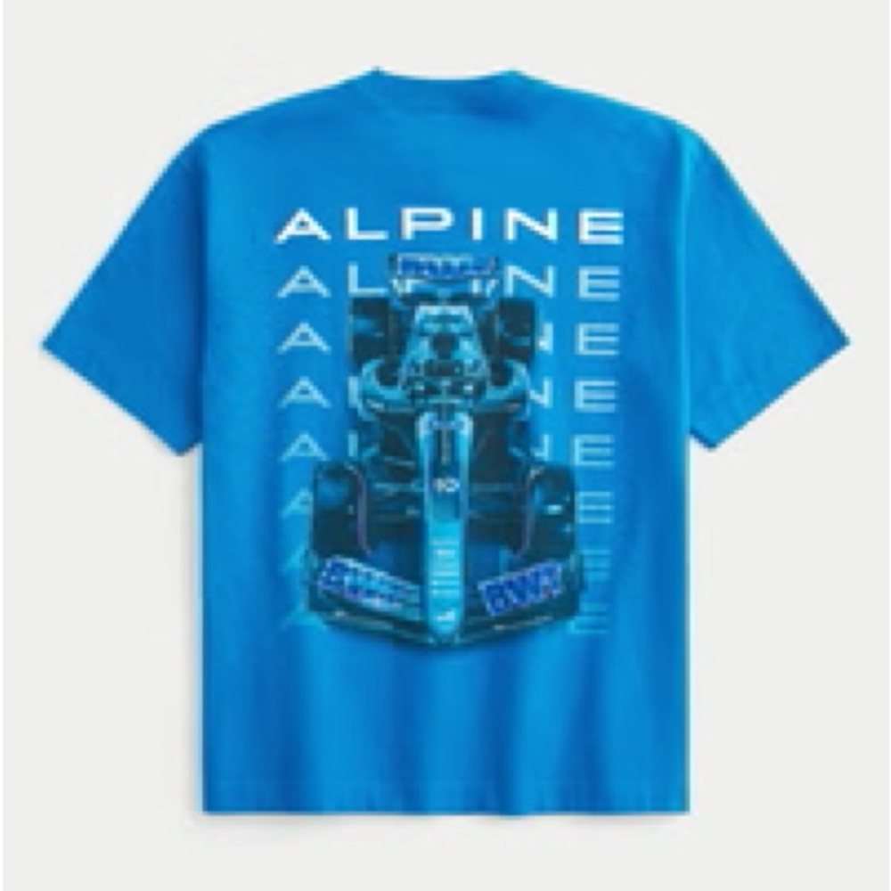 Hollister Blue Graphic Tee